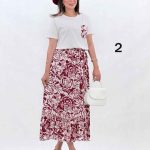 ست تیشرت تک جیب و دامن کد 8401