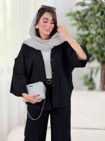مانتو پانچ آستین پاگن آماندا کد8370 - تصویر 13
