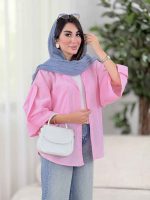 مانتو پانچ آستین پاگن آماندا کد8370 - تصویر 17