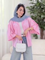 مانتو پانچ آستین پاگن آماندا کد8370 - تصویر 5