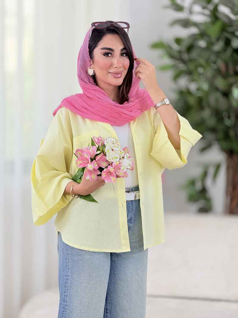 مانتو پانچ آستین پاگن آماندا کد8370