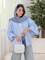 مانتو پانچ آستین پاگن آماندا کد8370 - تصویر 4