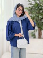 مانتو پانچ آستین پاگن آماندا کد8370 - تصویر 15