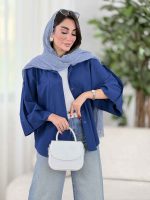 مانتو پانچ آستین پاگن آماندا کد8370 - تصویر 3