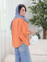 مانتو پانچ آستین پاگن آماندا کد8370 - تصویر 8