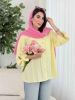 مانتو جلو پیله آستین بند کد8406 - تصویر 15