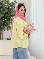 مانتو جلو پیله آستین بند کد8406 - تصویر 28