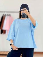 تیشرت باکسی آنجلا کد8387 - تصویر 5