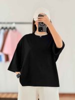 تیشرت باکسی آنجلا کد8387 - تصویر 4