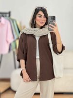 مانتو آستین پاگن ثنا کد 8348 - تصویر 9