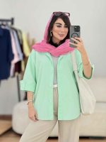 مانتو آستین پاگن ثنا کد 8348 - تصویر 3