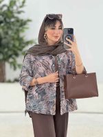 مانتو سر آستین دو دکمه کد 7659 - تصویر 6