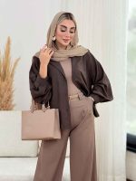 مانتو یقه انگلیسی وستا کد8309 - تصویر 12