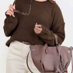 بافت یقه گرد ترنج کد 8433