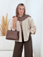 مانتو یقه انگلیسی وستا کد8309 - تصویر 2