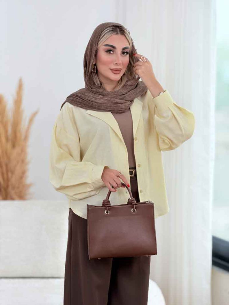 مانتو یقه انگلیسی وستا کد8309