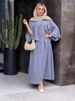 ست شومیز پانچ و سارافون کد 6655 - تصویر 3