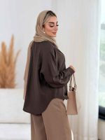 مانتو یقه انگلیسی وستا کد8309 - تصویر 5