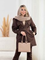 بارانی سرشانه پاگن تارا کد 8413 - تصویر 16