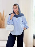 مانتو یقه انگلیسی وستا کد8309 - تصویر 19