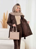 بارانی سرشانه پاگن تارا کد 8413 - تصویر 3