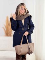 بارانی سرشانه پاگن تارا کد 8413 - تصویر 15