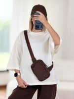 تیشرت باکسی ساده کد 8375 - تصویر 2