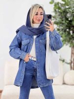 جین دو جیب پاکتی رستا کد8515