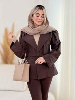 بارانی سر آستین پاگن سوگند کد 8523 - تصویر 12