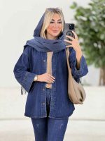 کت جین پشت پیله کد 8514