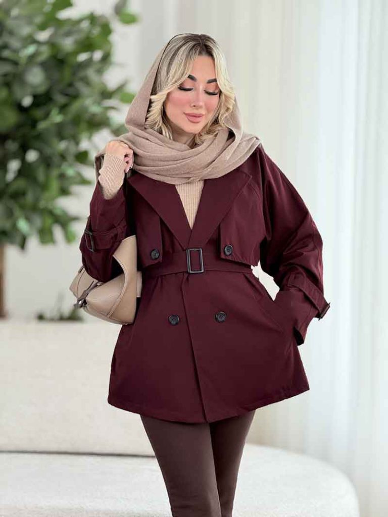 بارانی پشت سه دکمه کد 8497