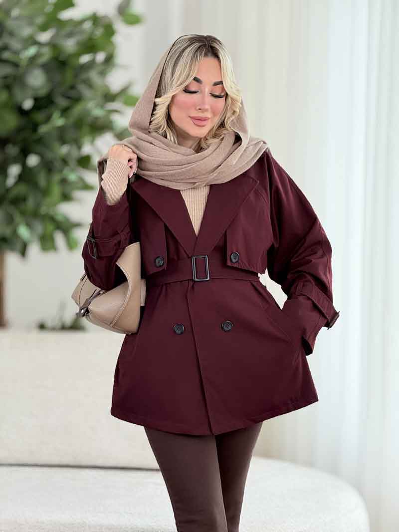 بارانی پشت سه دکمه کد 8497