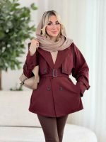 بارانی پشت سه دکمه کد 8497 - تصویر 18