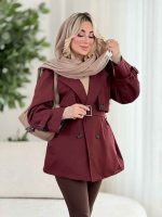 بارانی پشت سه دکمه کد 8497 - تصویر 9