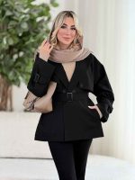 بارانی پشت سه دکمه کد 8497 - تصویر 4