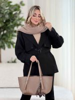 بارانی پشت سه دکمه کد 8497 - تصویر 14