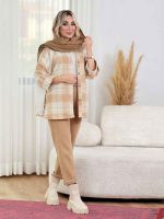 شکت چهارخونه بغل سه دکمه کد 8516 - تصویر 13