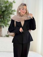 بارانی سرشانه پاگن نیلیا کد 8496 - تصویر 6
