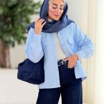 کت طرح لوزی دو جیب کد 8489