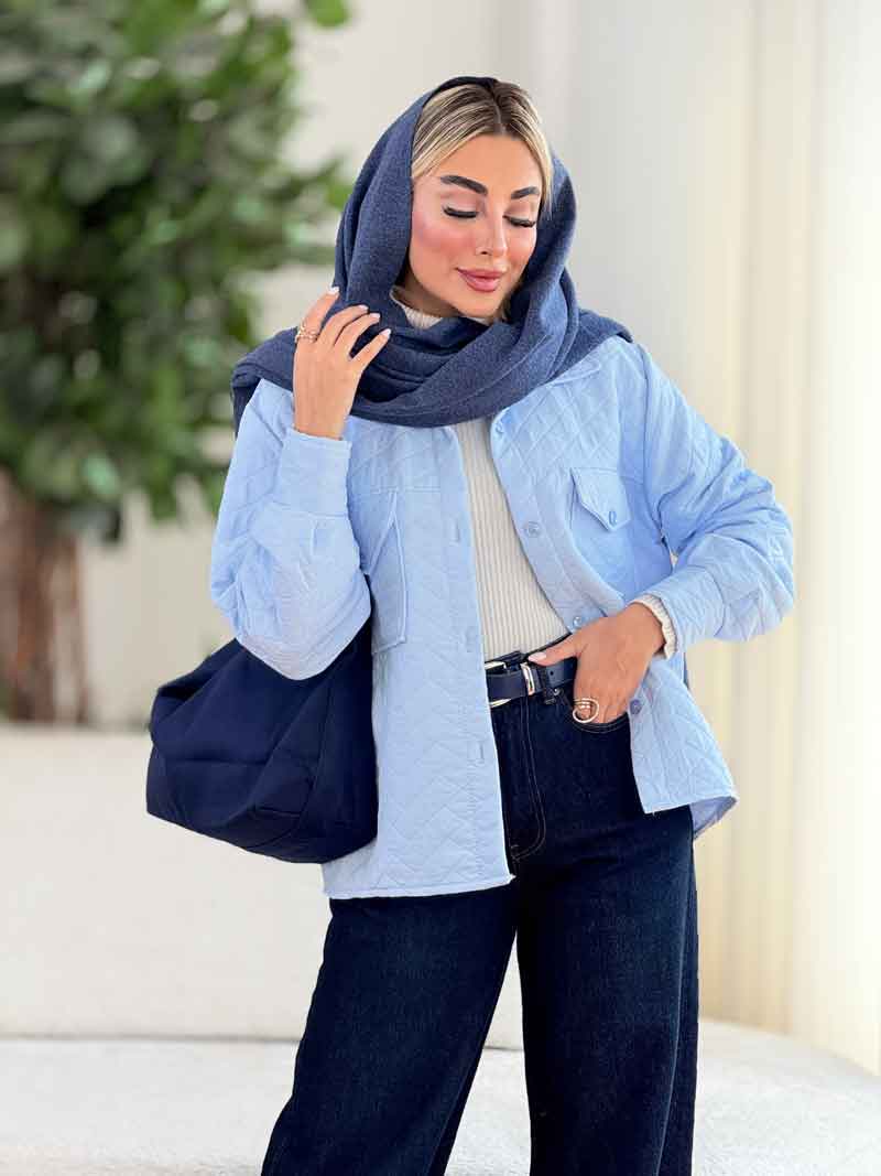 کت طرح لوزی دو جیب کد 8489