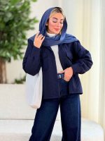 کت طرح لوزی دو جیب کد 8489 - تصویر 9