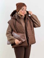 پافر پایین گت کلاه دار کد 8539 - تصویر 4
