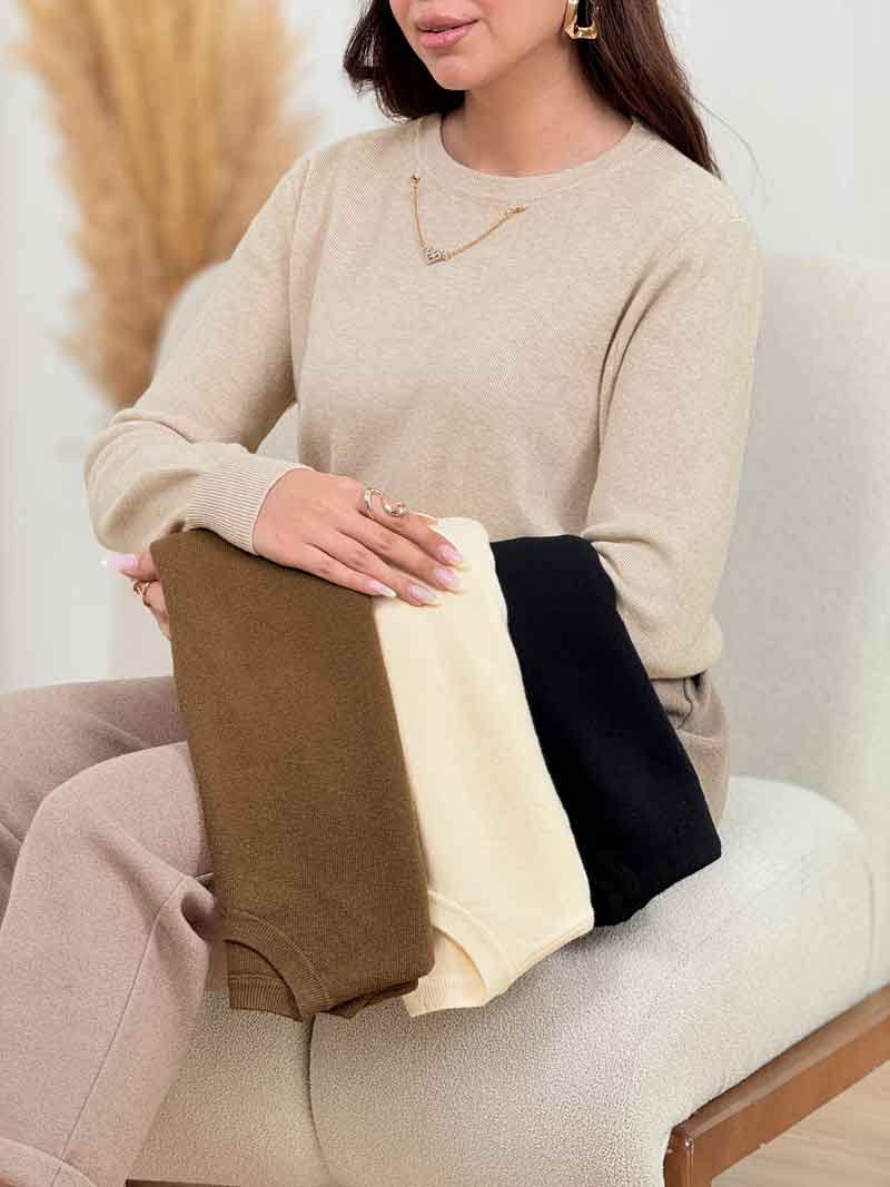 بافت یقه گرد کد 8420
