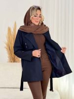 بارانی ژیله دو دکمه کد 8510 - تصویر 5