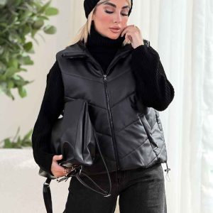 پافر چرم پایین گت کد 8535