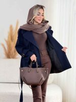 بارانی سرشانه پاگن آتریسا کد 8521 - تصویر 22