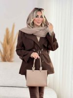 بارانی سرشانه پاگن آتریسا کد 8521 - تصویر 19