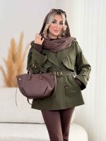 بارانی سرشانه پاگن آتریسا کد 8521 - تصویر 10