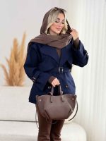 بارانی سرشانه پاگن آتریسا کد 8521 - تصویر 9