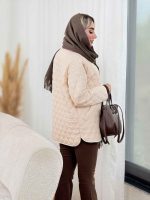کاپشن لوزی دوزی مهتا کد 8563 - تصویر 9